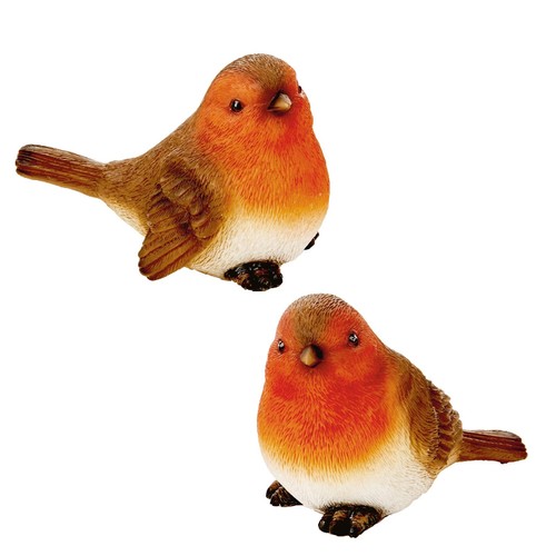 Christmas 10cm robin ornament - 10cm,