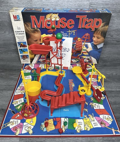 Vintage mouse trap board - trap, game