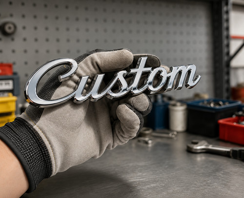 Customizable car badge - car,