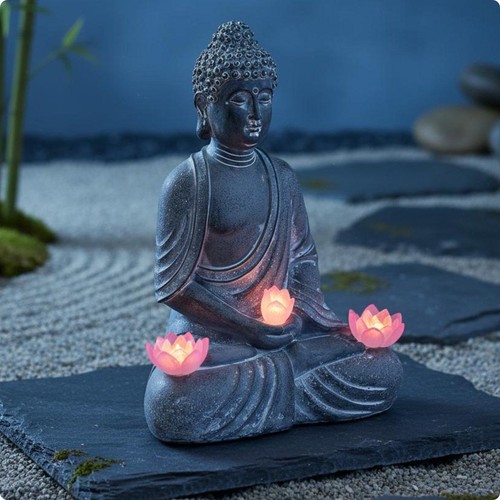 Garden buddha resin statue - garden,