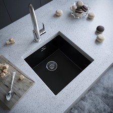 KITCHEN SINK SINGLE BOWL INSET/UNDERMOUNTED SINK - PRESSED MATERIAL  440 x 440MM