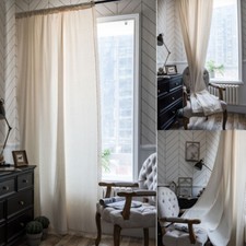 Beige Curtain For Living Room