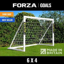 FORZA Football Goal | 6ft x 4ft Kids Goal | PVC Garden Goal | Goalposts And Nets