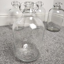 5L Clear Glass Demijohn Jar