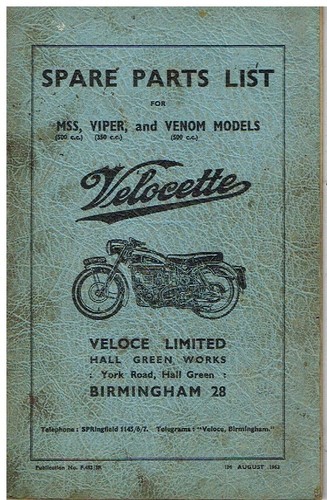 Velocette 350cc viper 500cc - 350cc,