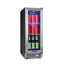 Fridge Mini Refrigerator Retro cooling Freezer 56 L 20 bottles Class G - Black