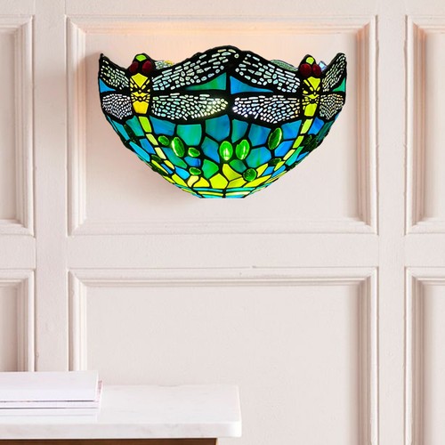 Tiffany green dragonfly style - dragonfly,