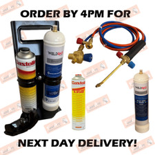 FASTARC PORTABLE GAS LEAD WELDING-BRAZING-PLUMBING-ROOFING-MINI PORTAPACK KIT