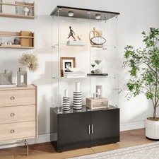 Glass Display Cabinet with LED