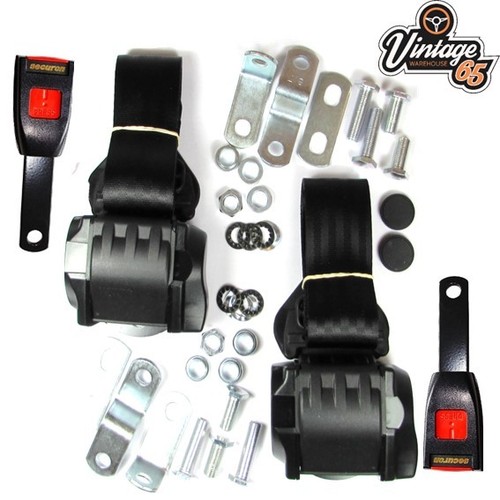 Front seat belt kit pair - seat, fully