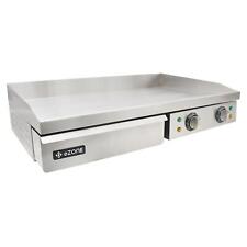 Hard Chrome Commercial Electric Griddle Dual Zone 70cm 2x2.5kW