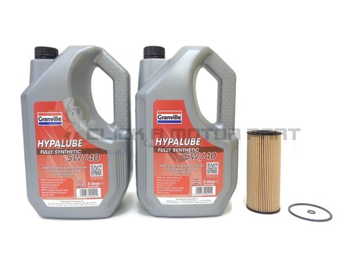 Oil filter and litres 5w40 - 10,