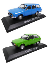 Batch of 2 Model Cars OLTCIT CLUB + DACIA 1300 BREAK - 1:43 Die Cast LBA34