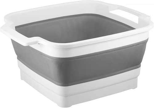 Collapsible washing bowl - up,