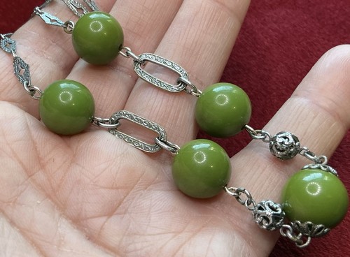 Antique art deco green - art, true