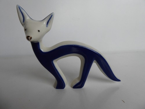 Royal dux fox - blue, and