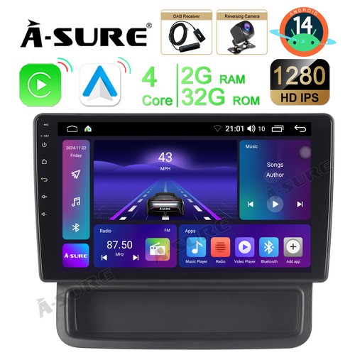 32gb dab android 14 head - dab+,