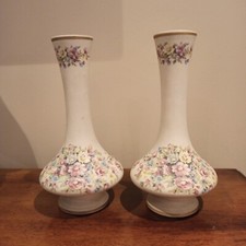 2x Pair Of Ceramica Ibis Vases