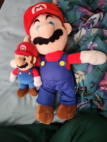 Super mario plush large and - mario,