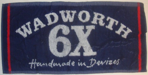 Wadworth bar towel beer - wadworth,