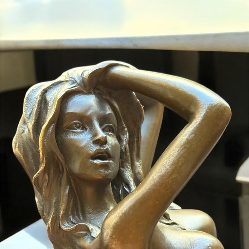 Bronze statue woman sculpture - woman,
