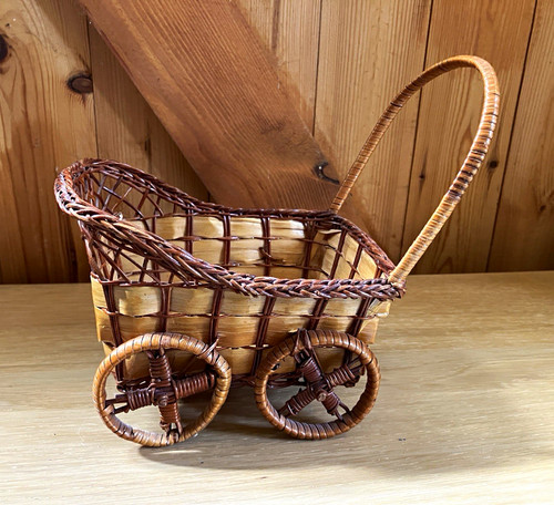 Vintage wicker miniature - wicker,