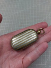 Antique Vintage Plated Striped