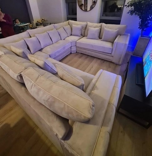 Shape corner sofa beige - beige,