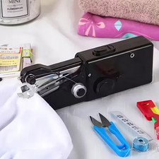 Mini Cordless Sewing Machine Portable Handheld Hand Held Stitch DIY Home Clothes