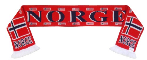 Norway norge football scarf - norge,