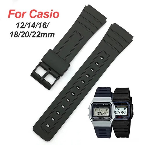 18mm black replacement strap - 18mm,