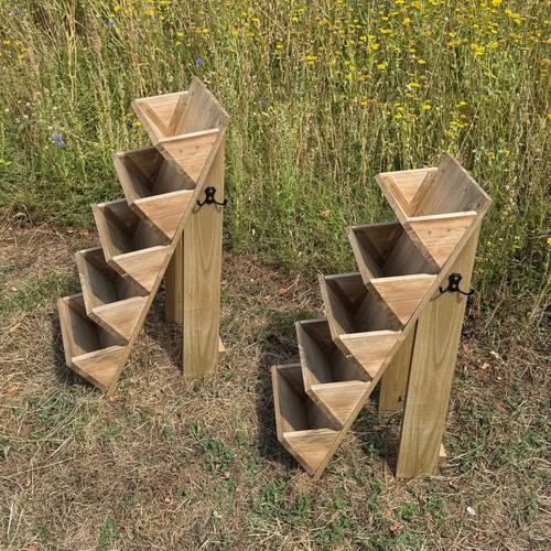 Tier wooden garden flower - 5,