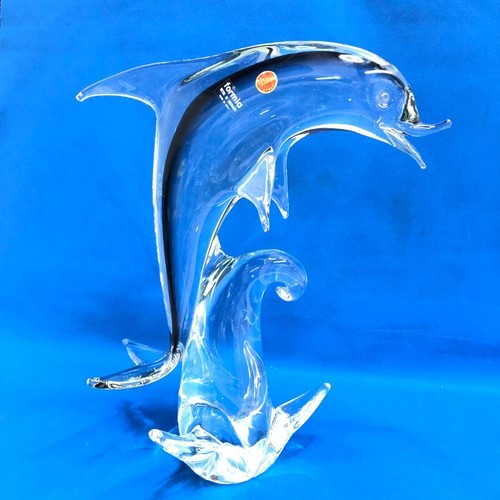 Formia murano glass dolphin - formia,
