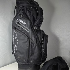 Sun Mountain C-130 Golf Cart Bag 14 Way Divider w Strap & Rain Cover Black 