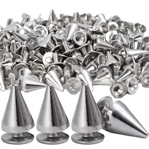 100x punk cone metal spikes - 100x,