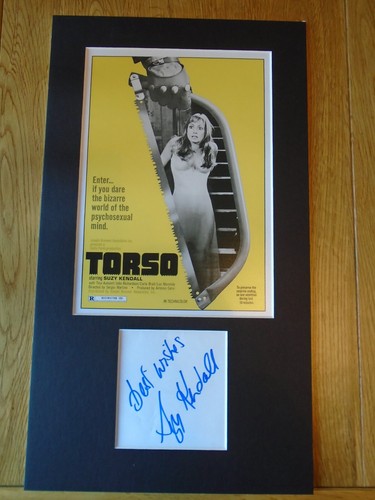 Suzy kendall genuine signed - kendall,