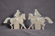 Barrel Racing Racer Horse Contesting Show Ribbon Holder  Wooden Scroll Saw NEW