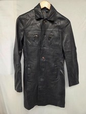 EARL JEAN VINTAGE Black Leather Jacket SIZE L CG H26