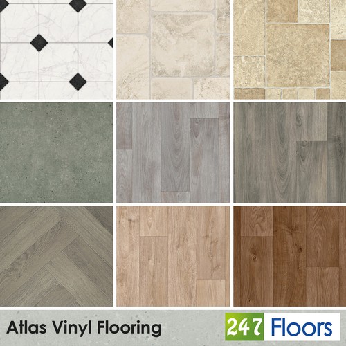 Vinyl flooring 4mm - vinyl, atlas