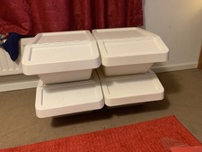 4x IKEA Sortera Storage Bin