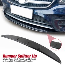 Car Universal Carbon Fiber Spoiler Front Bumper Splitter Diffuser Lip Body Kit