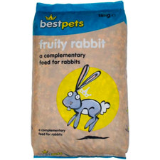 Bestpets Fruity Rabbit Food Full of Fruits 15Kg For A Healthy And Natural Diet