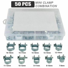 50Pcs Mini Hose Clip Stainless