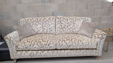 Parker Knoll Devonshire Grand Sofa in Leaf Ivory.