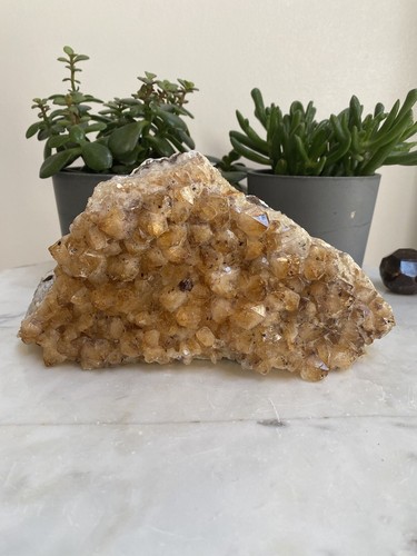 Citrine crystal geode - crystal,