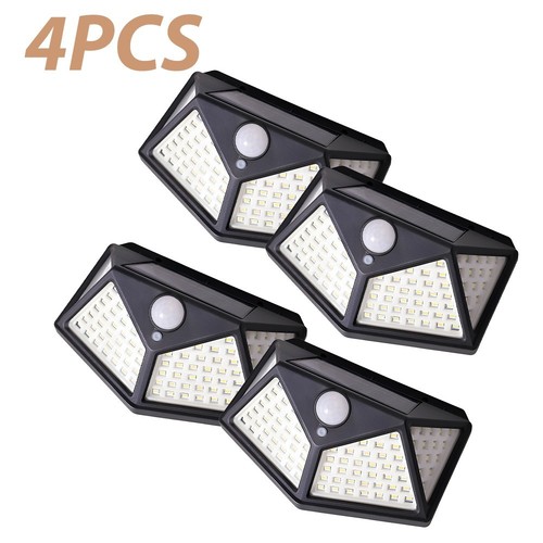 100 led solar power wall - power,