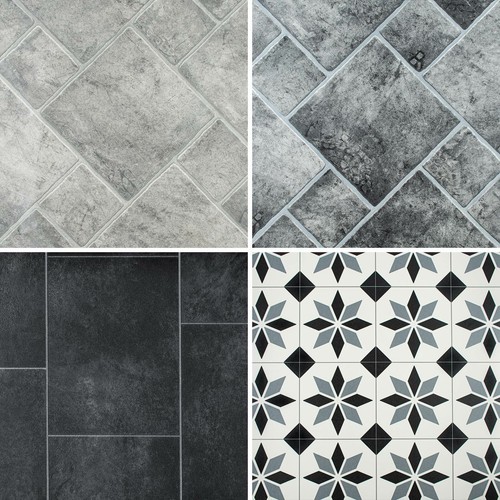 Vinyl flooring lino stone - flooring, tile