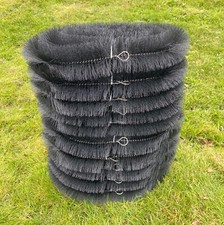 40m Black Gutter Brush Leaf