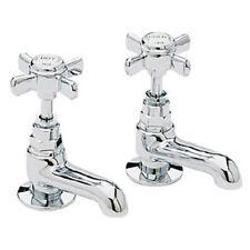 Heritage Dawlish Short Nose Basin Taps, Chrome