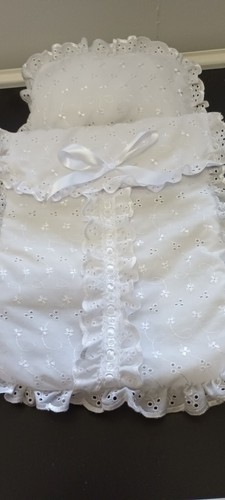 Hand made embroidery anglaise